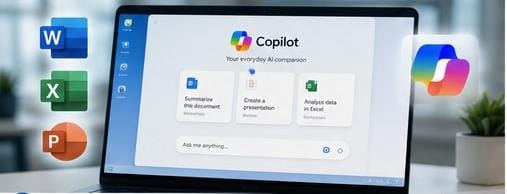 Microsoft Copilot AI assistant helping users with writing, coding, productivity, and everyday tasks in 2026.